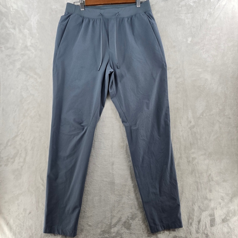 Lululemon ABC Jogger Mens Medium Blue Grey LM5AZSS Warpstreme Athletic Pants